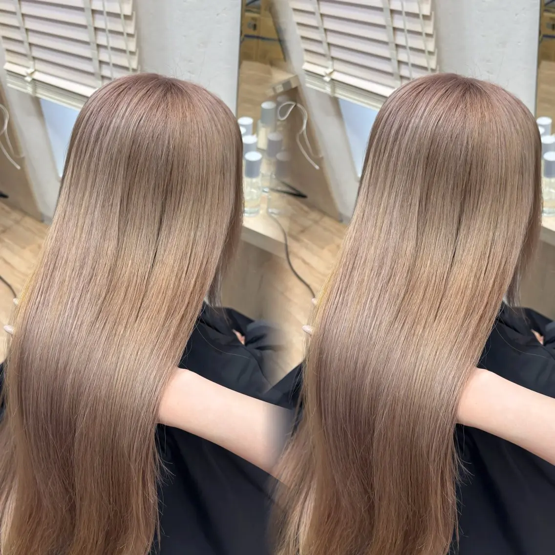 ロング カラー ベージュカラー ミルクティーベージュ ヘアカラー 葉南 /LIANのヘアスタイル