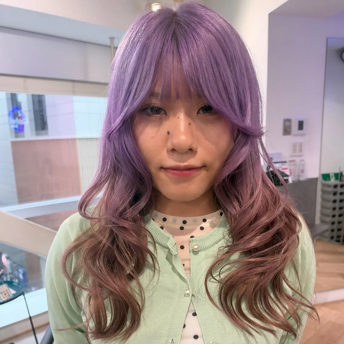 カラー ヘアカラー ベージュ/ヘアセット 🎀Kanoのヘアスタイル