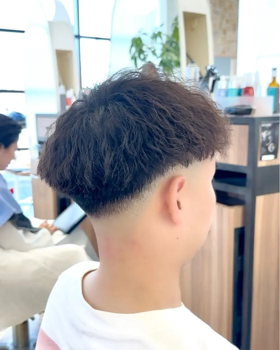 パーマ メンズ フェードカット カット パーマ ヘッドスパ ☆★メンズ特化★☆ 川地由麿のヘアスタイル