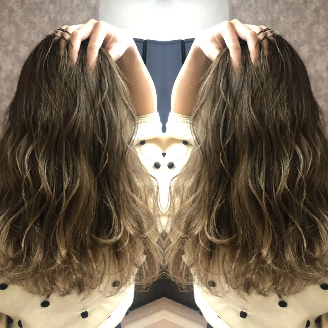 ロング カラー カット ヘアカラー トリートメント ♡美髪•艶髪♡砂川 なつきのヘアスタイル