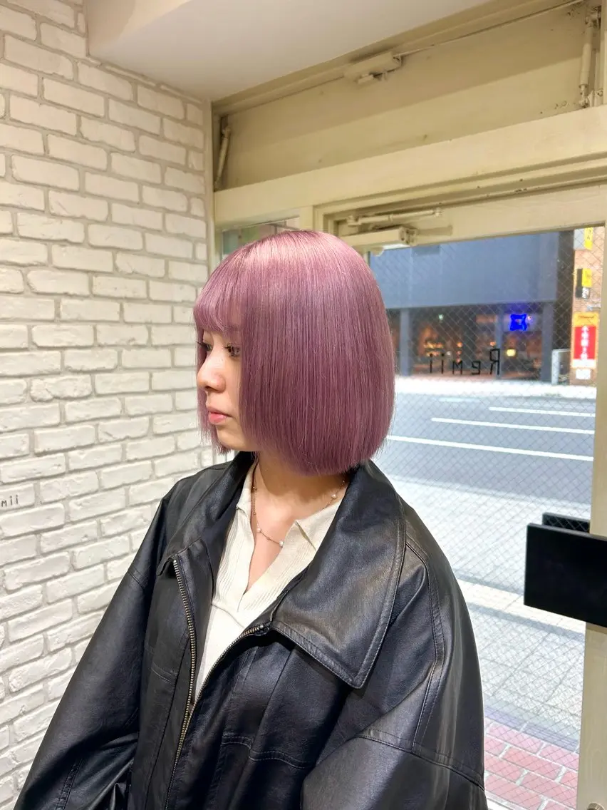 ミディアム ヘアカラー ︎☀️はるき︎︎☁️ ショートモデル募集のヘアスタイル