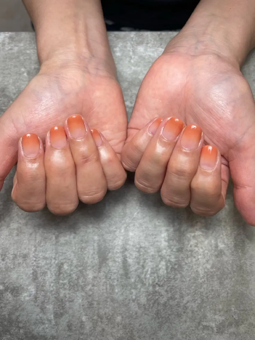🌷丁寧なケア込みラメグラデーション(オフなし)の写真