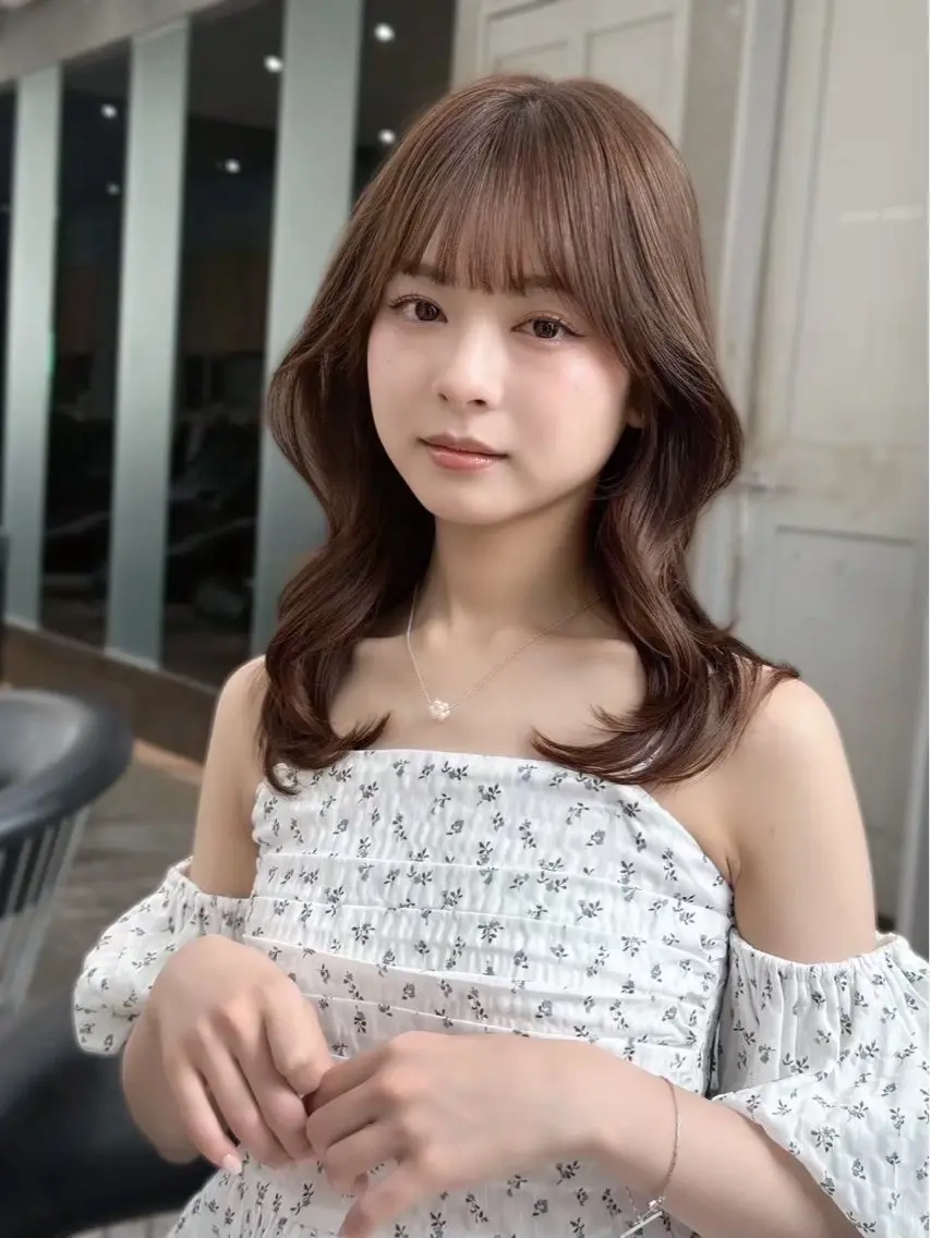 セミロング カラー ヘアカラー 🎀miyu モデル様募集中🎀のヘアスタイル