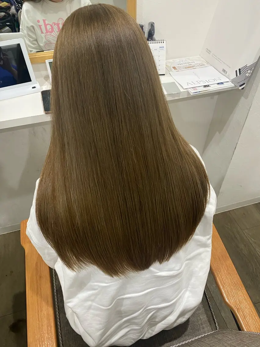 カラー ブリーチ ヘアカラー トリートメント 髪質改善サロン 梅田/ヨナミネのヘアスタイル