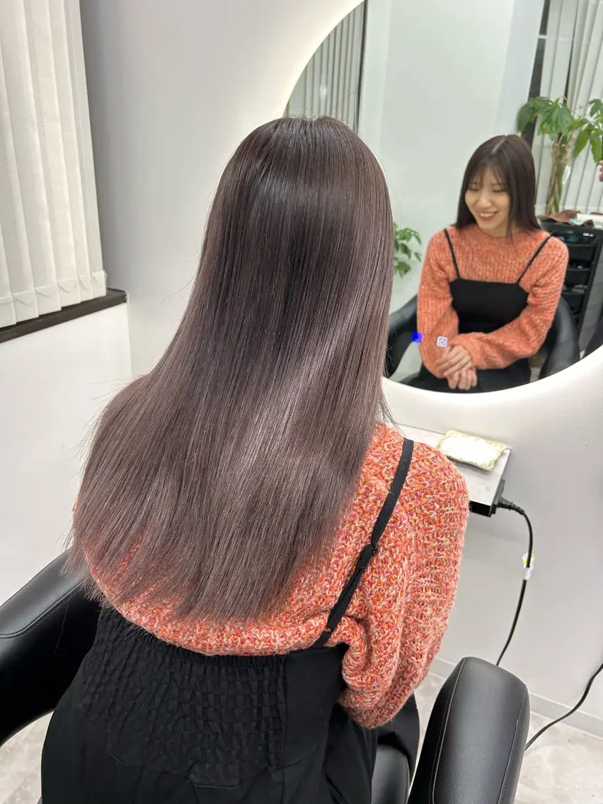 4.5月限定クーポン!特別限定クーポン💕✨王道メニュー✨ワンカラー+保湿トリートメント🫶の写真