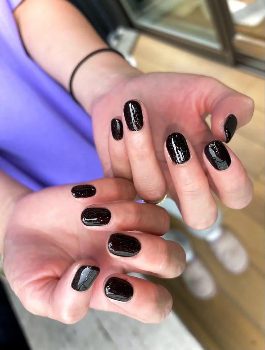 ネイル ラメ(グリッター) シンプルネイル salon de tis/鈴木のネイルデザイン