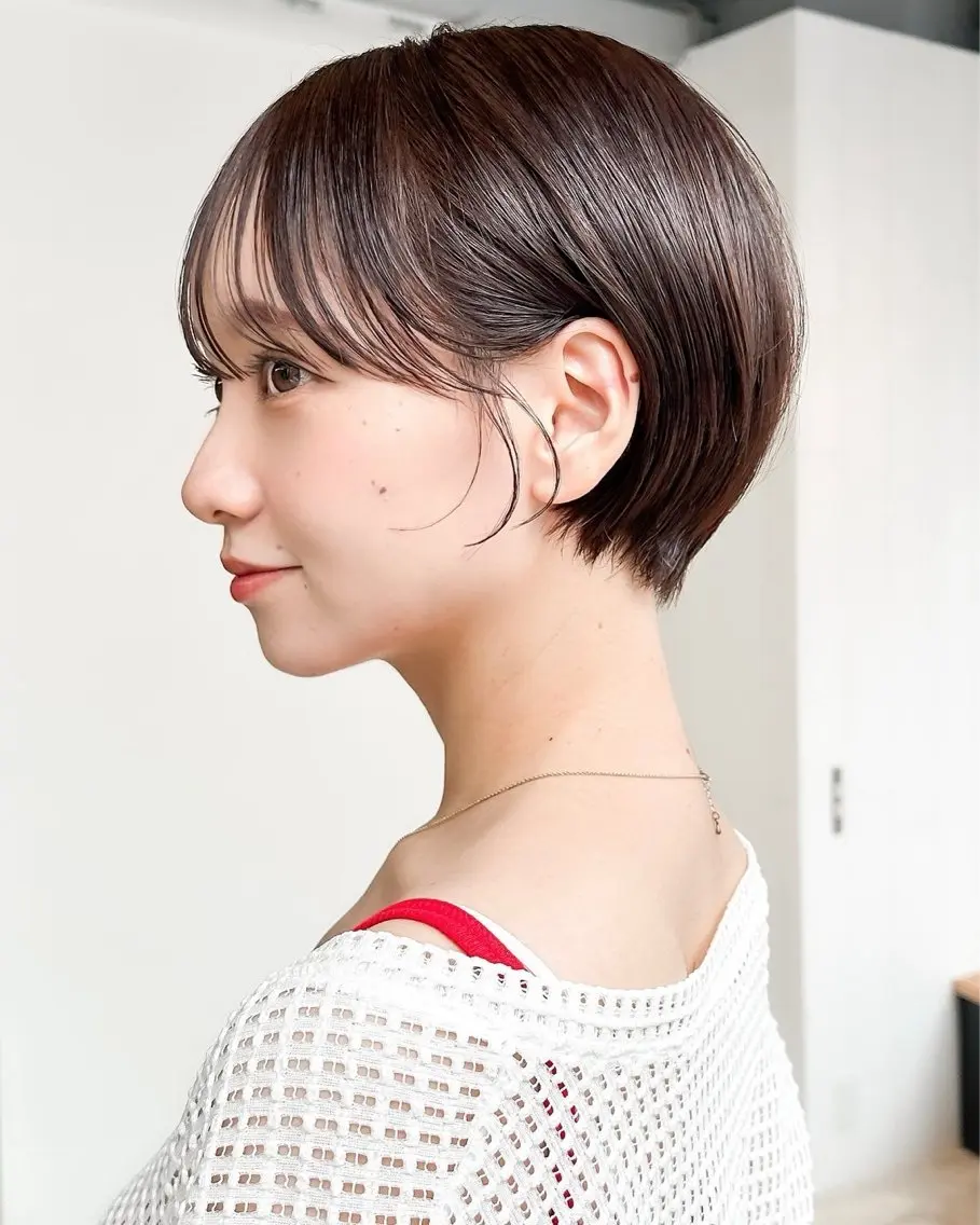 【手ぐしでまとまる🤍】🎀ショートカット➕プレミアムトリートメント🎀　なりたい雰囲気×似合わせが得意です💫の写真
