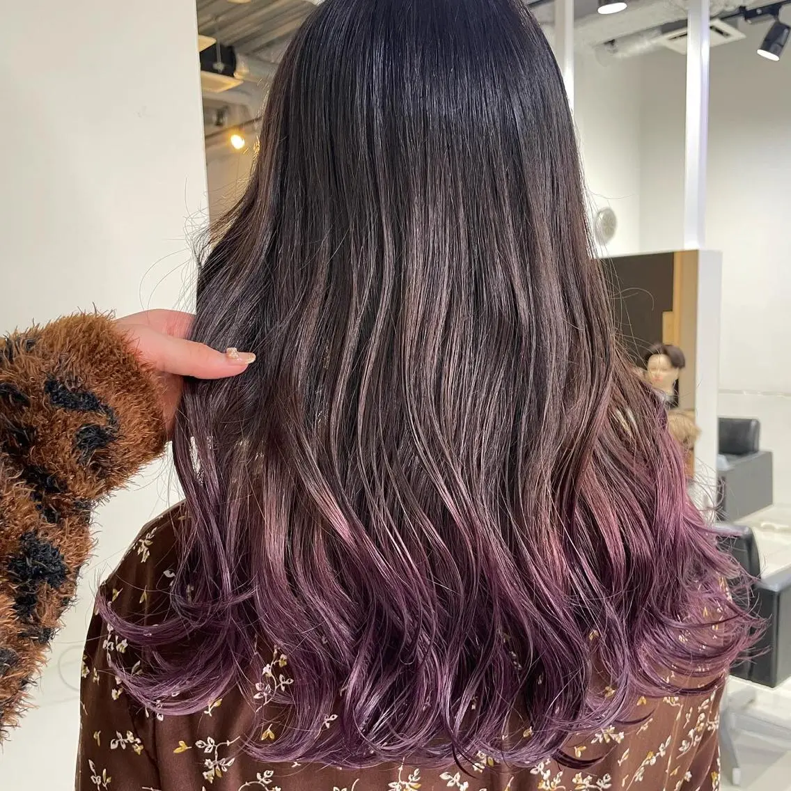 ミディアム カラー パーマ ヘアアレンジ ヘアカラー 💗無料カットモデル 募集中yu-ki💗のヘアスタイル