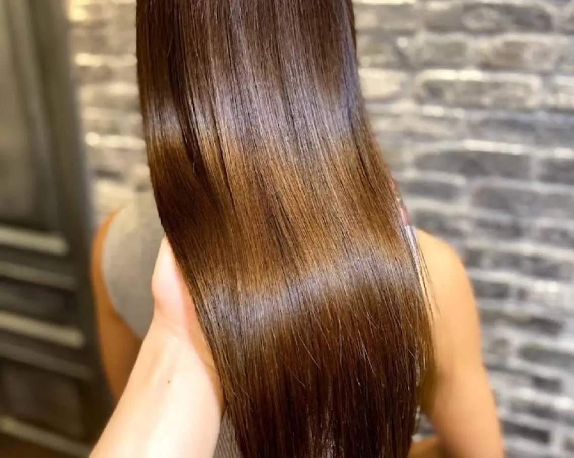 セミロング メンズ縮毛矯正✂ 髪質改善✄金井雄司のヘアスタイル