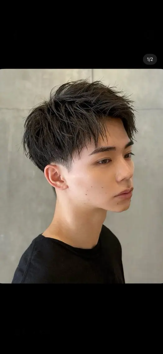 メンズ カット トバ ショウゴのヘアスタイル