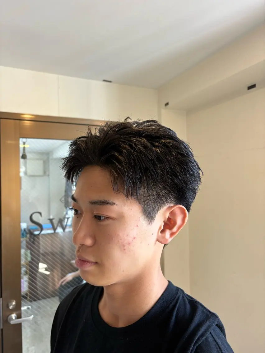 ショート メンズ カット 内山 綺琉のヘアスタイル