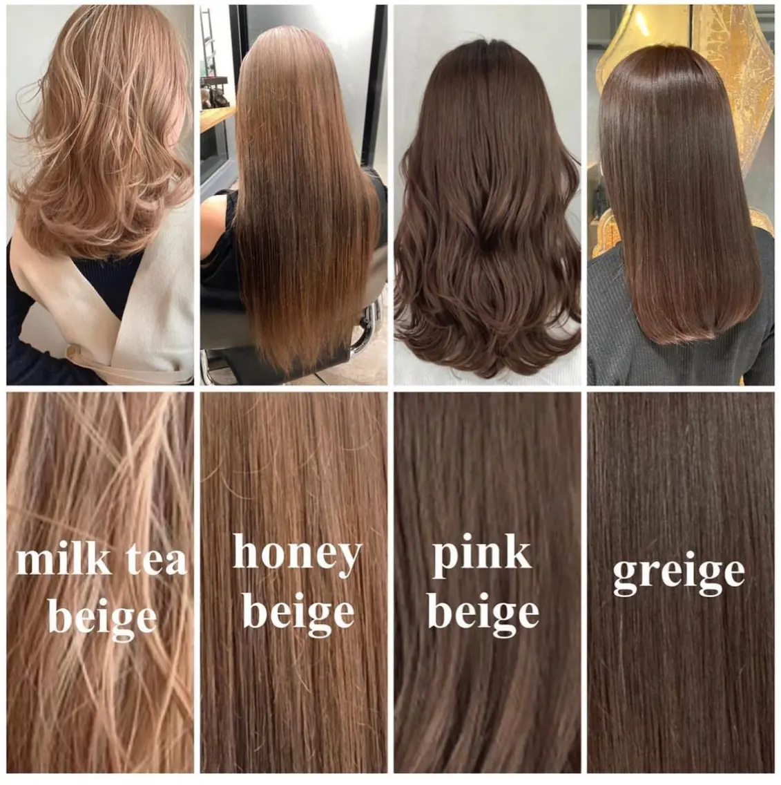 セミロング カラー ベージュカラー ブリーチ 透明感カラー ブリーチなしカラー カット ヘアカラー 可愛いベージュ作る 美容師/あかね🧸のヘアスタイル
