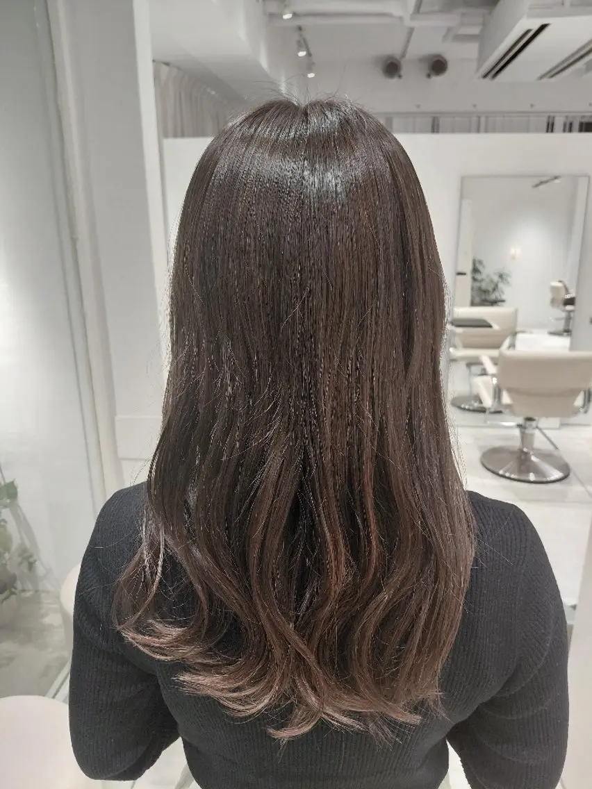 ロング カラー ヘアカラー トリートメント 柳(ユウ)/表参道 ✨️モデル募集中✨️のヘアスタイル