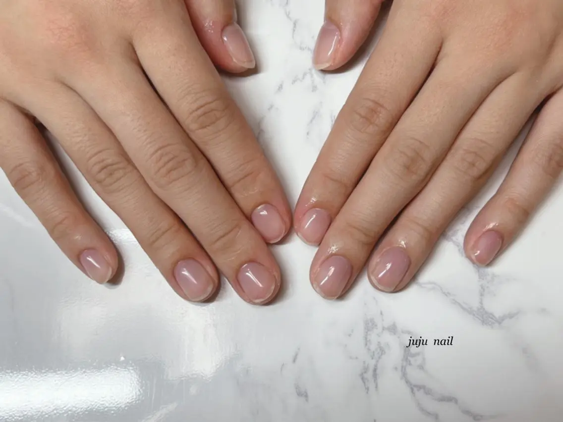 ネイル クリアネイル juju nailのネイルデザイン