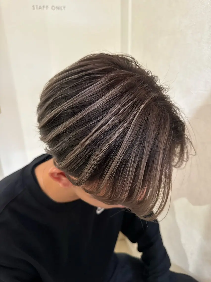 ショート カラー メンズ カット ヘアカラー トリートメント メンズカット/ 縮毛矯正/haruのヘアスタイル