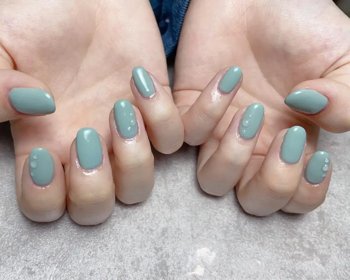 ネイル ワンカラーネイル ハンドネイル BLANC.nail yuuのネイルデザイン