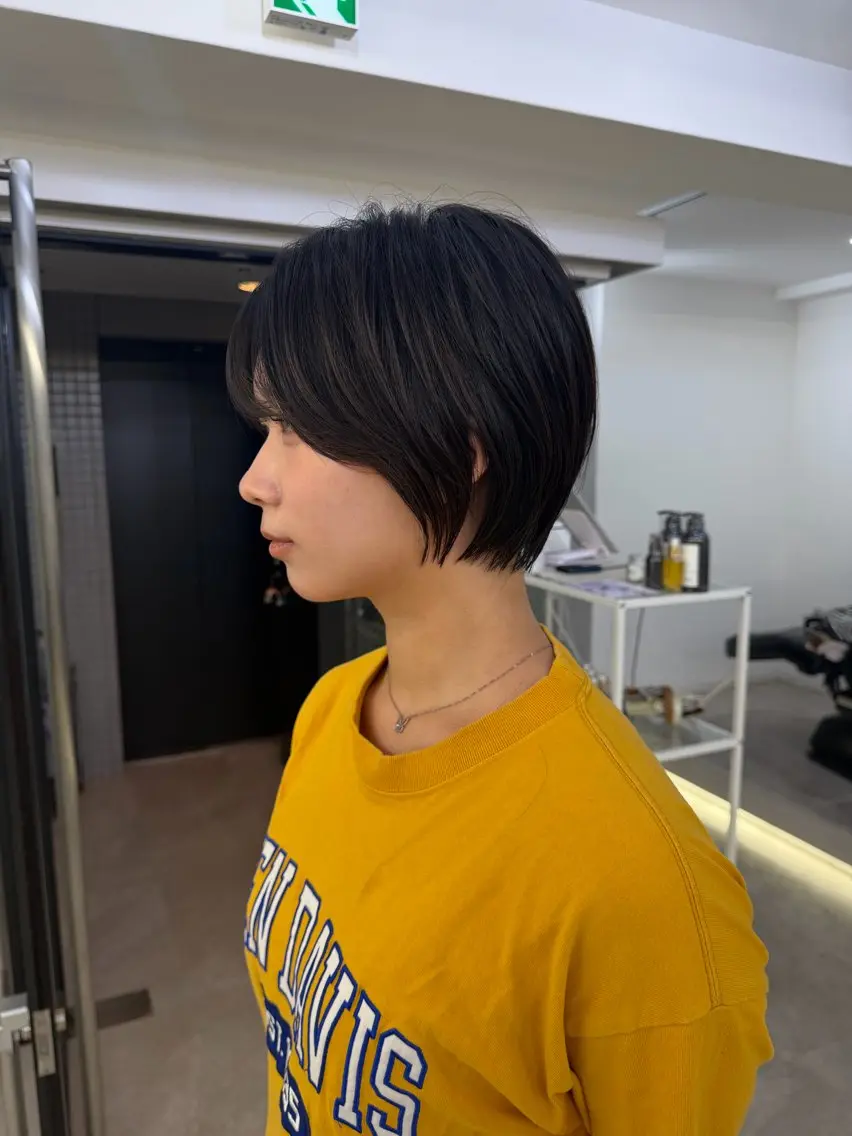 ショート カット 大人可愛いショート/ オシャレボブ田中大貴のヘアスタイル