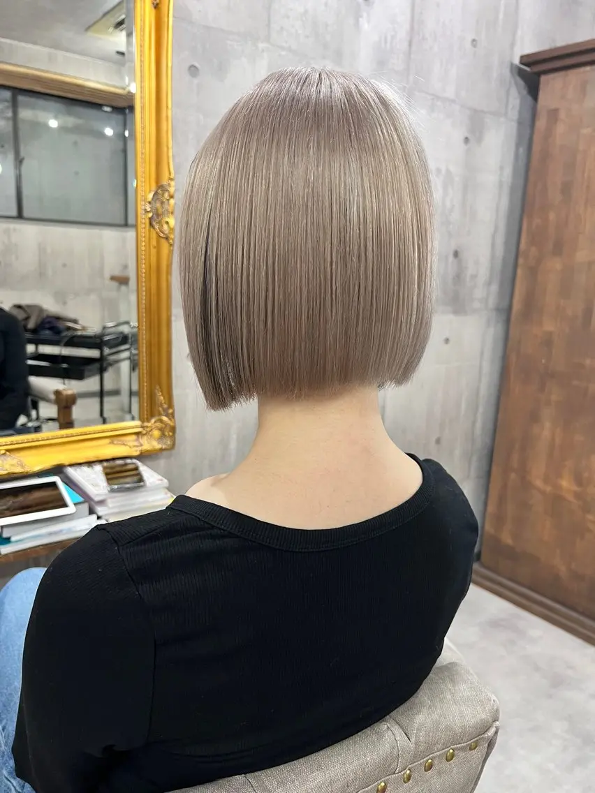ショート カラー ヘアカラー トリートメント レイヤー/髪質改善 /山永圭介のヘアスタイル