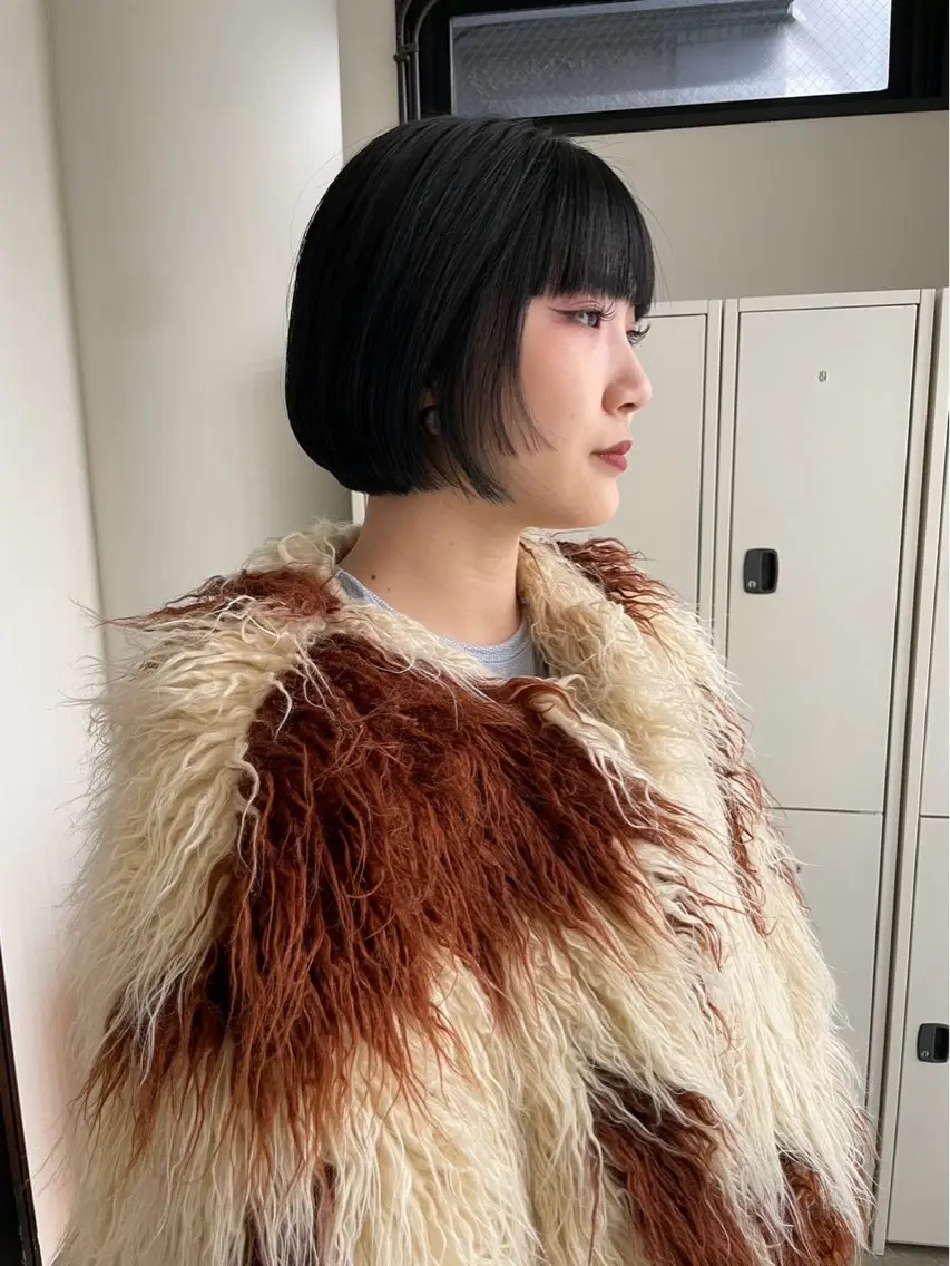 ショート ボブ ボブ/レイヤー ナカミネアキナのヘアスタイル