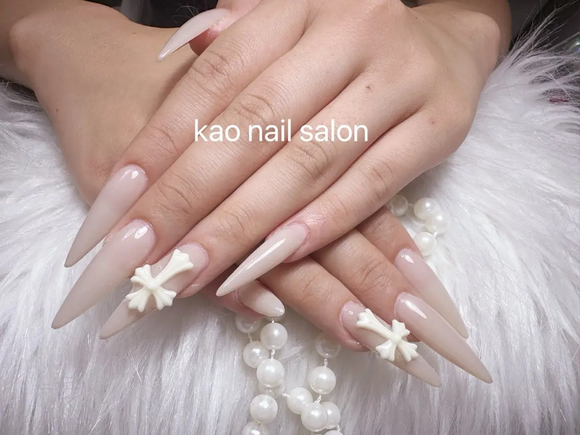 ネイル ハンドネイル kao nail マグネット/長さだしのネイルデザイン