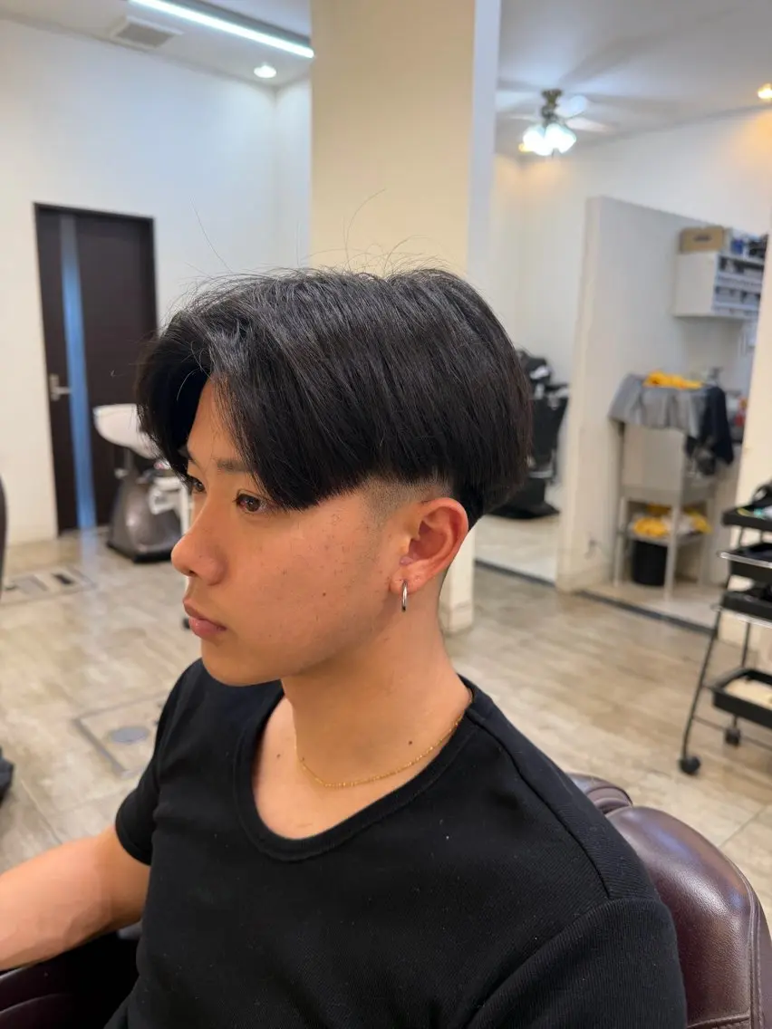 【センターパート】 【メンズ限定】 センターパートにしたい方❣️是非このクーポンおすすめです‼️の写真