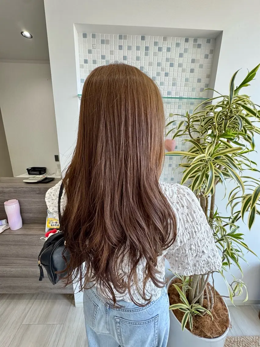 ロング カット ヘアカラー トリートメント 🌷岸 麻衣🌷のヘアスタイル