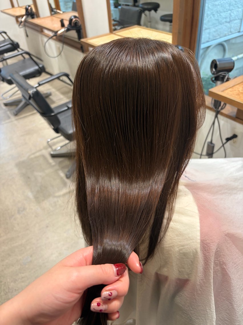 ロング カラー ヘアアレンジ トリートメント カット トリートメント 無料カットモデル‪✨ ✂️Nanami🌷のヘアスタイル