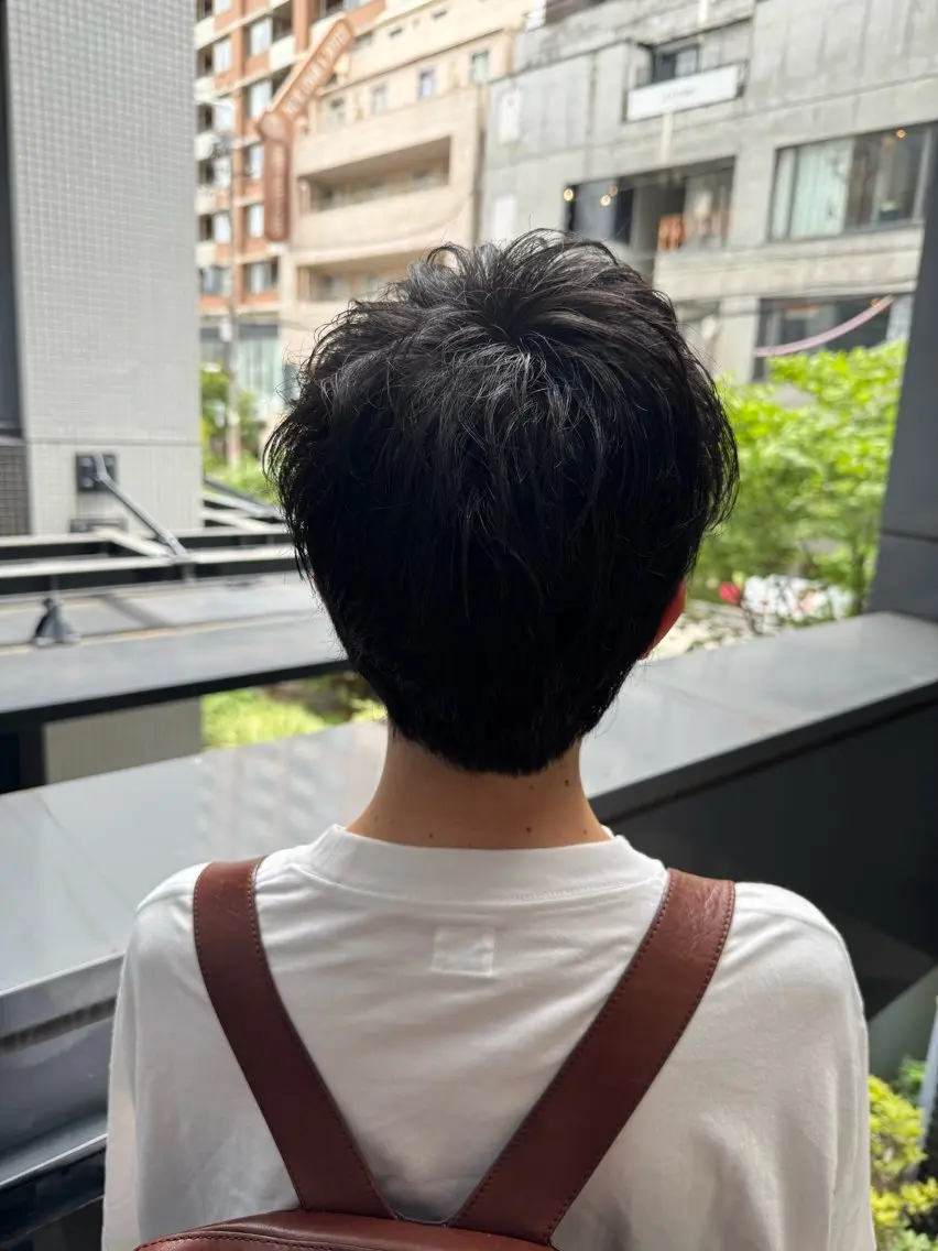 メンズ カット 河野 悠のヘアスタイル