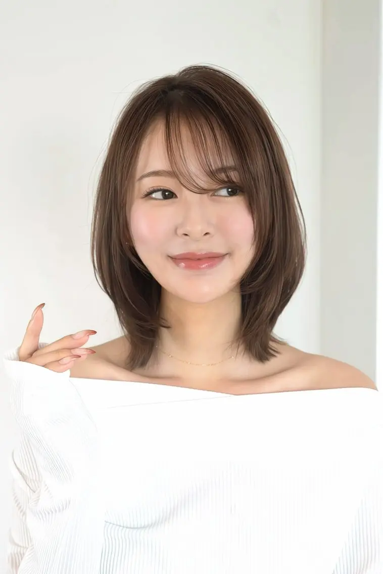 ミディアム 髪質改善/髪質改善 メテオカラー/谷本のヘアスタイル
