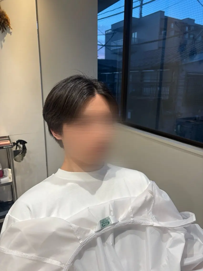 メンズカットモデル ✂︎【センターパート】の写真