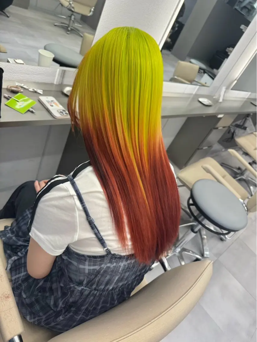 カラー ヘアカラー デザインカラー /rioのヘアスタイル