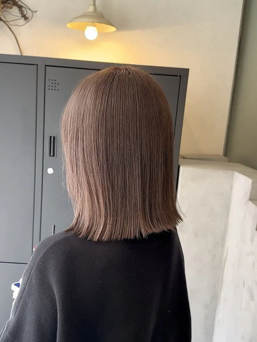 ミディアム カット トリートメント ＿white 並木のヘアスタイル