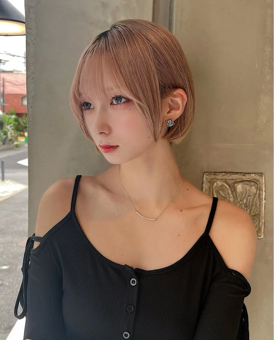ショート カラー カット ヘアカラー 💎透明感カラー特化 💎TAISEIのヘアスタイル