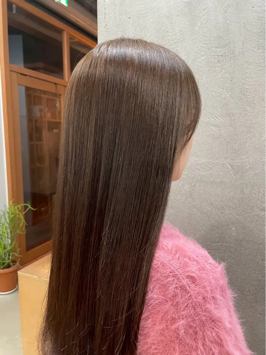 カラー ヘアカラー カワサキ ミユのヘアスタイル