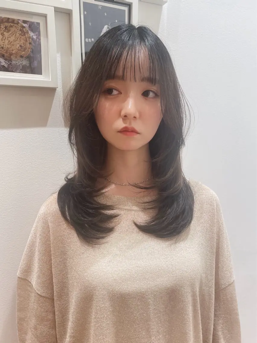 セミロング カット 🎀RINA/ nakameguroのヘアスタイル