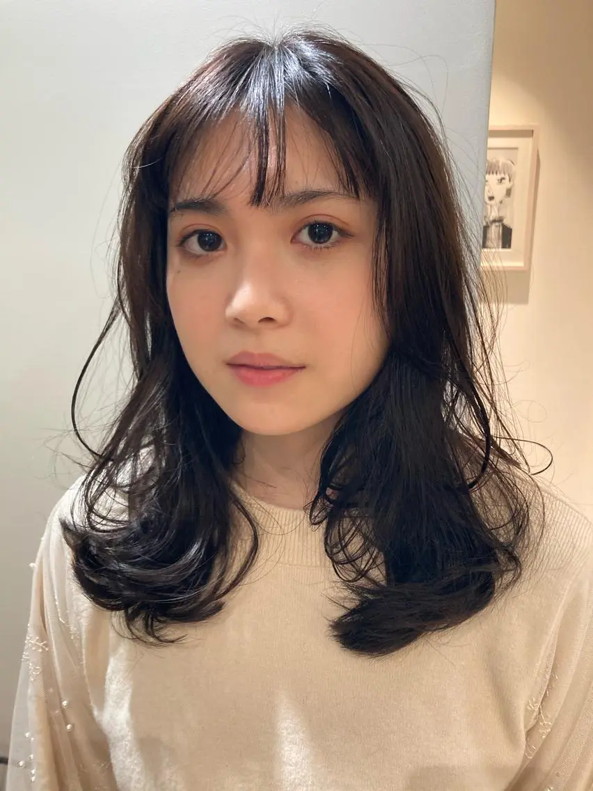 艶髪カラー✨🖤2ステップトリートメント付き✨の写真