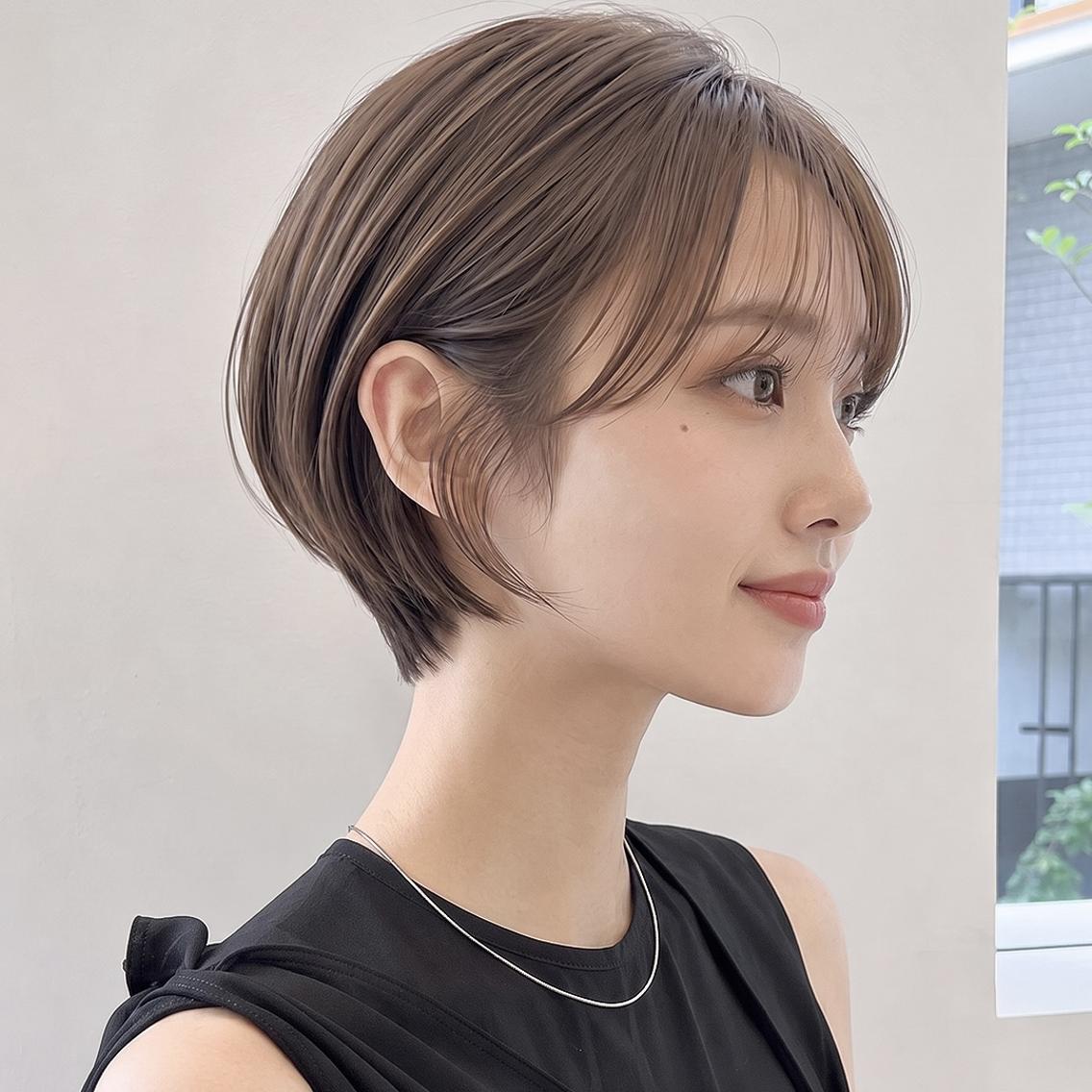 ショート カラー カット ヘアカラー トリートメント SOURCE河原町/ ヘアケア🫧艶カラーのヘアスタイル