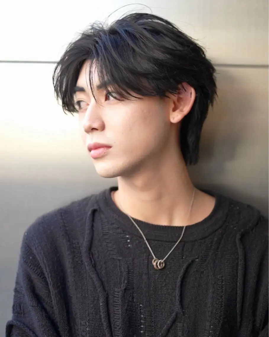 ショート パーマ メンズ 渡辺 涼雅のヘアスタイル