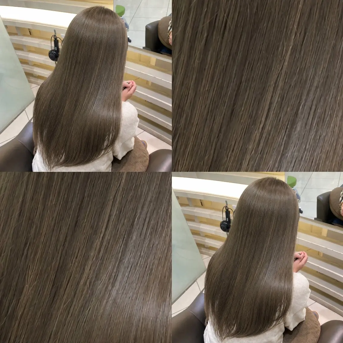 セミロング カラー 艶髪/似合わせ/ ブリーチなし🫧のヘアスタイル