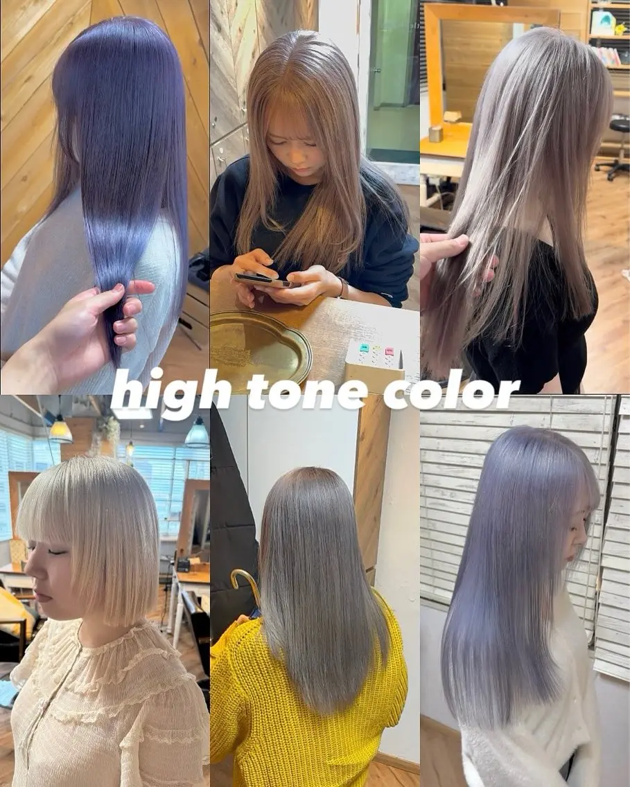 ロング カラー ブリーチ ケアブリーチ ヘアカラー トリートメント 藤本 あさひのヘアスタイル