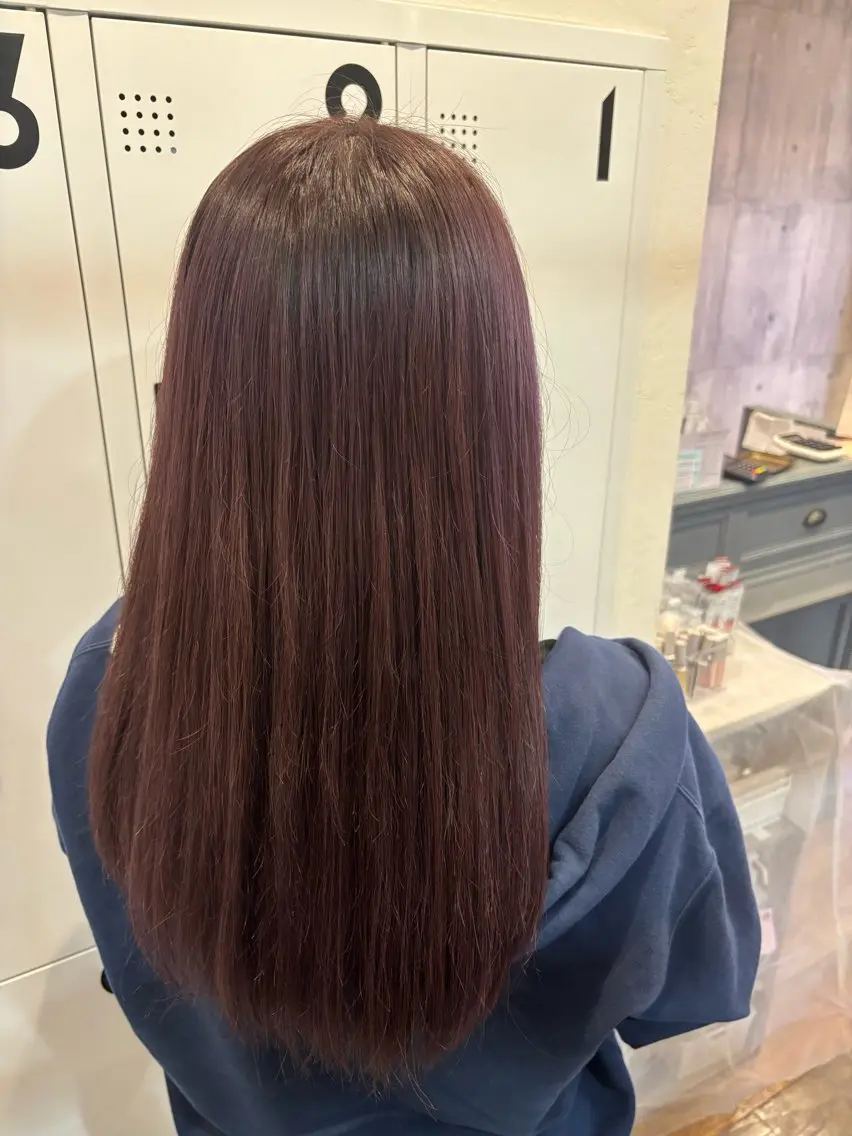 ロング カラー ラベンダーカラー ヘアカラー トリートメント 加藤 つばさのヘアスタイル