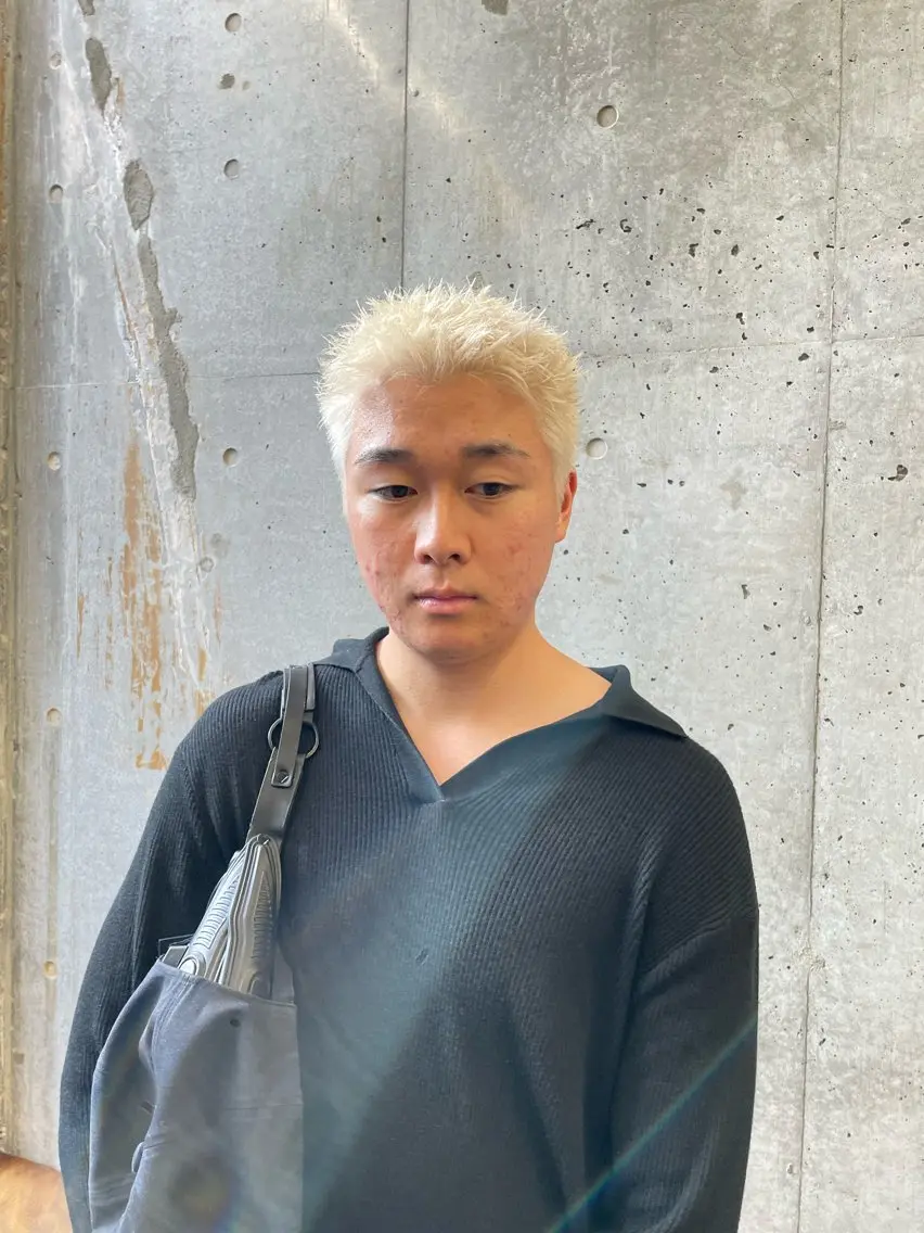 ✂︎メンズカット+ トリプルカラー(ブリーチ2回込み)✂︎の写真
