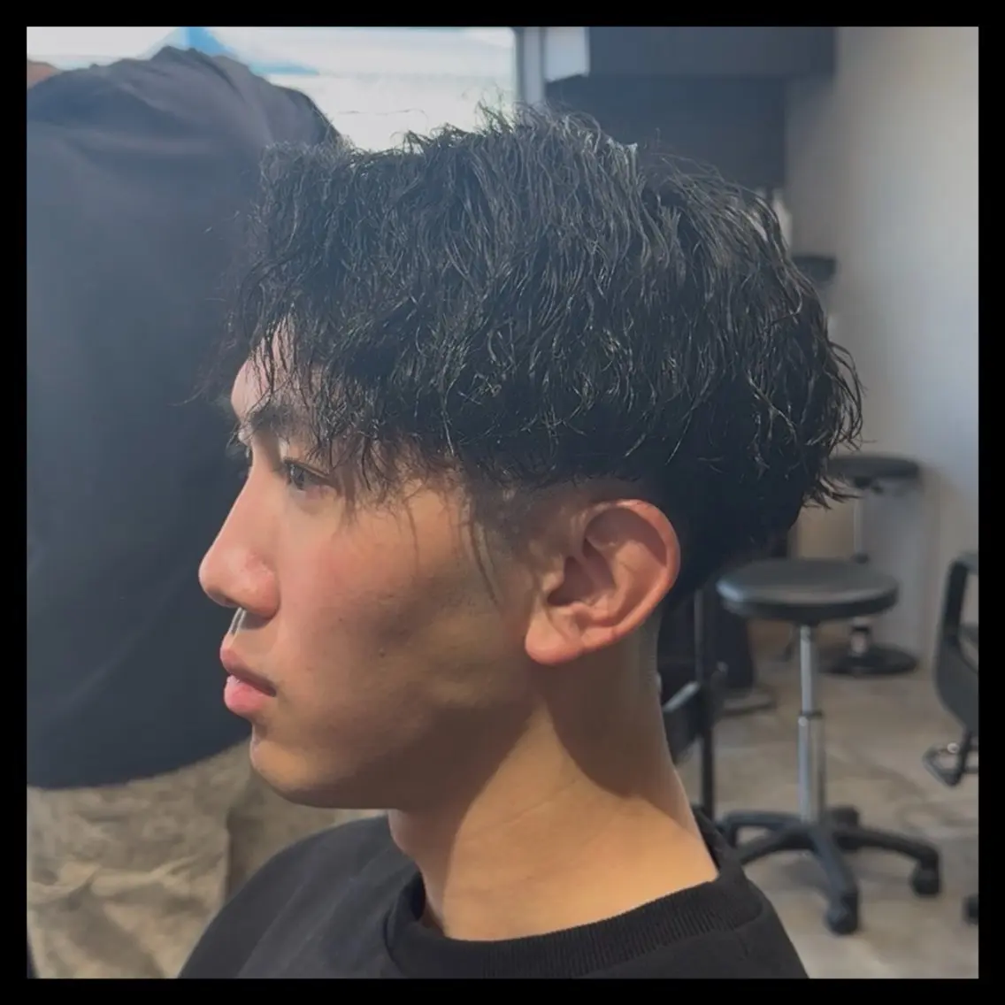 ミディアム STAYGメンズ上野 大河のヘアスタイル