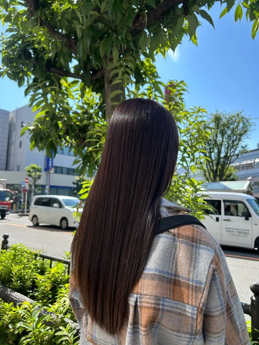 カラー TIDE HAIR 未空のヘアスタイル