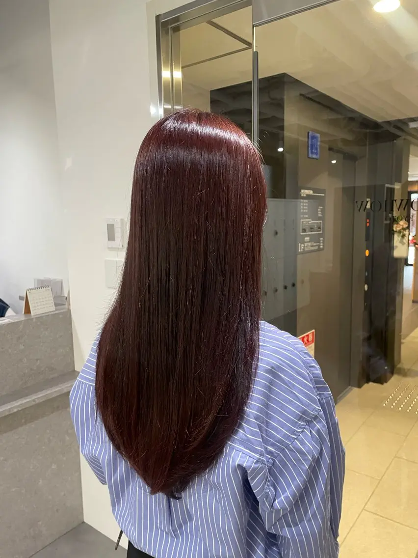 カラー ラベンダーカラー カラーモデル募集/ 森本明花のヘアスタイル