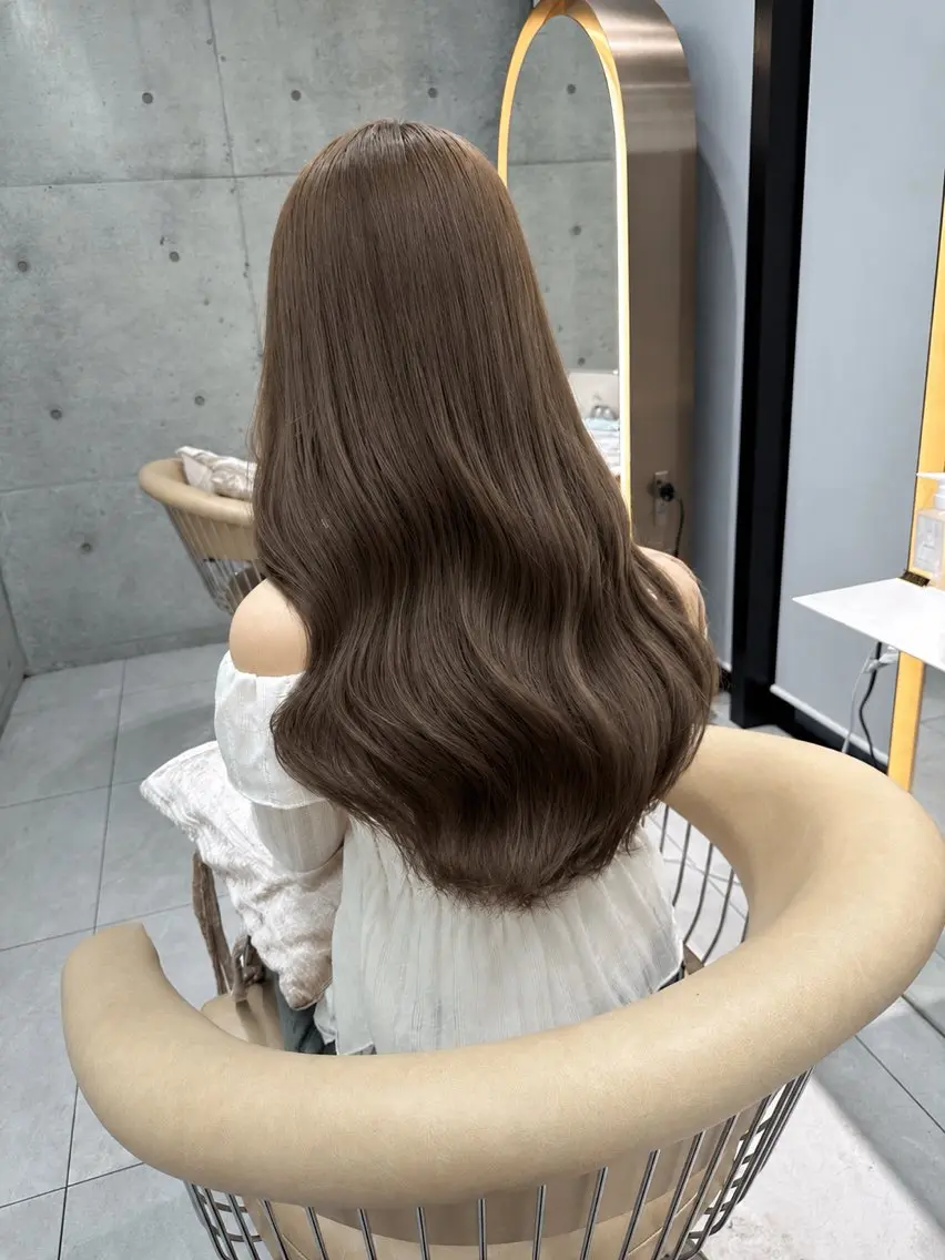 ロング カラー カット ヘアカラー トリートメント 《髪質改善✖️オリー ブ🧸》小嶋拓也のヘアスタイル