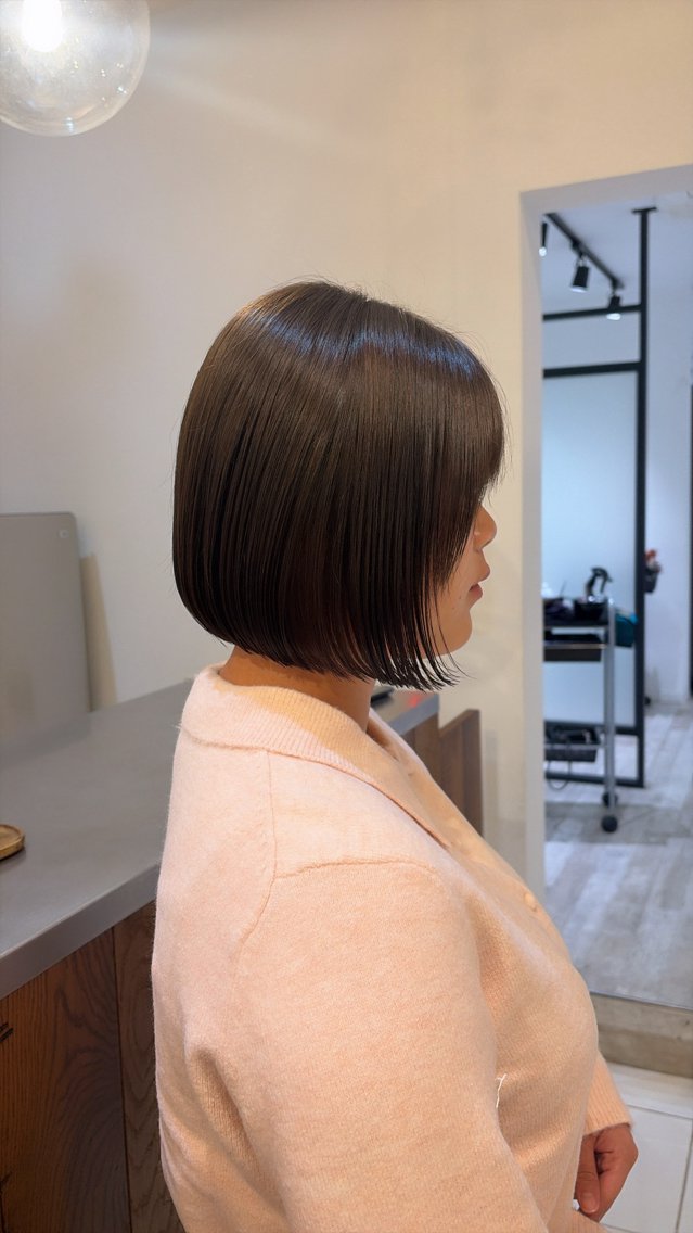 ショート ヘアカラー トリートメント 悠良/平塚店 似合わせスタイリストのヘアスタイル
