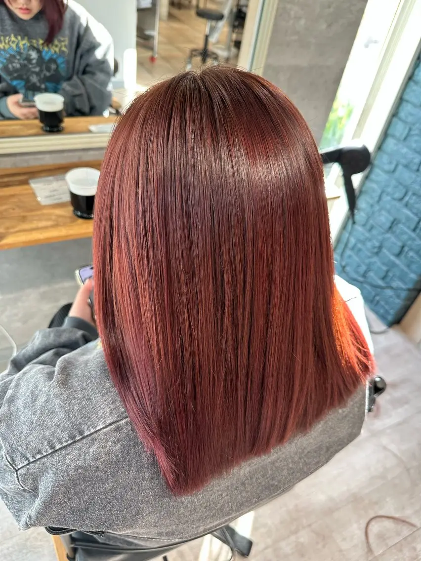 ミディアム 河原 來愛のヘアスタイル