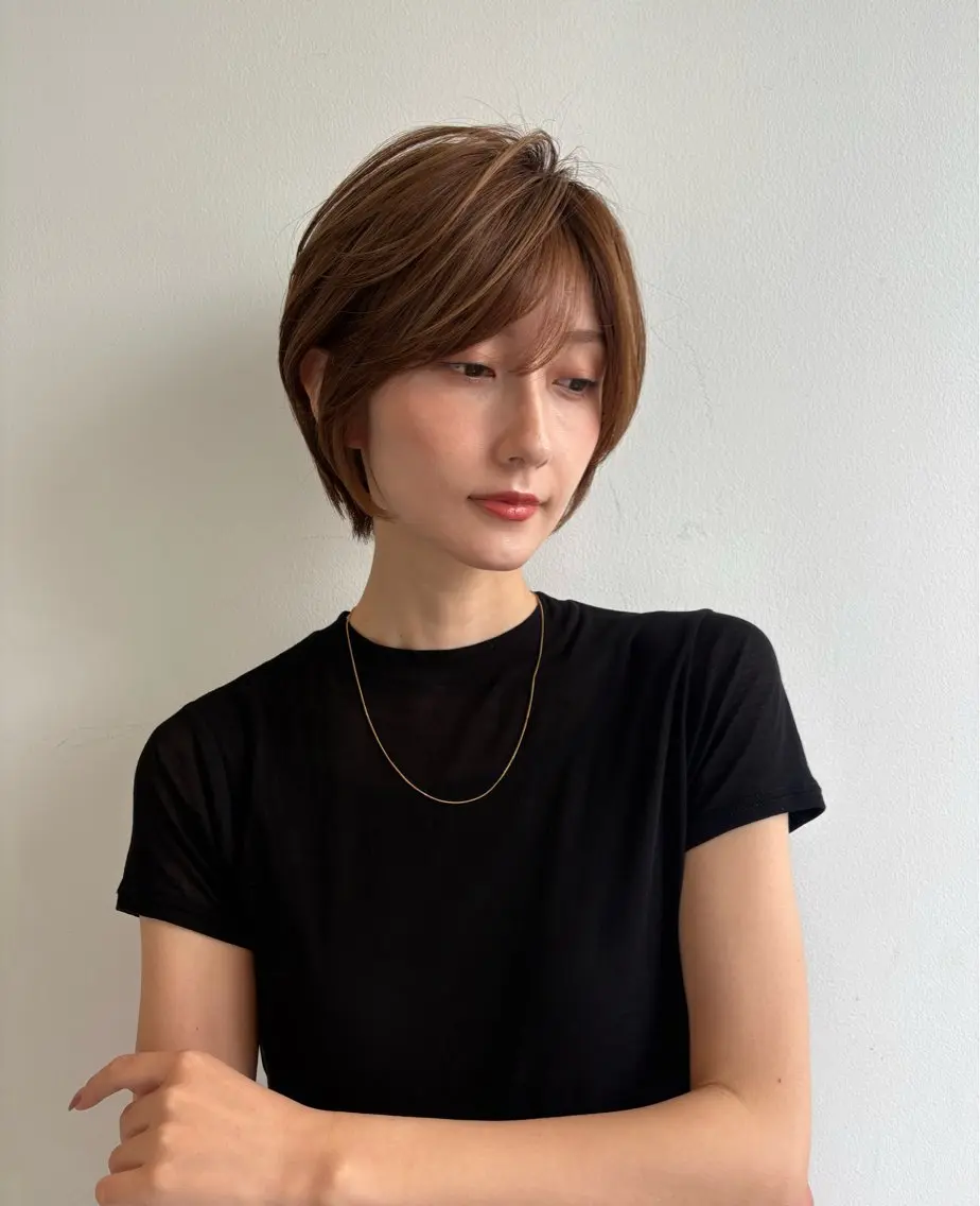 ショート くびれヘア ショートヘア カット ヘアカラー 雨宮 美月/ショート特化のヘアスタイル