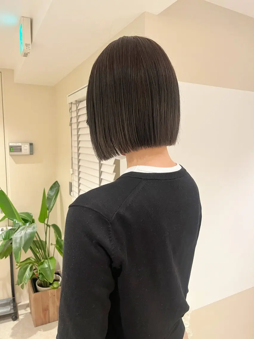ショート カット ヘアカラー トリートメント Bonheur銀座 /runaのヘアスタイル